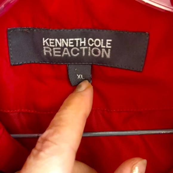Woman’s Kenneth cole reaction Down Jacket/ Coat  Size XL Red - Picture 2 of 11